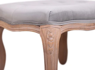 Банкетка Kina Velvet Gray в интерьере в Краснодаре