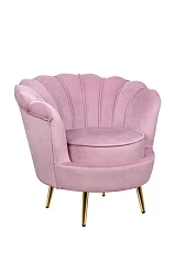 Кресло ракушка Pearl Pink в интерьере в Краснодаре