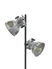 49722 Торшер BARNSTAPLE с ножн. выкл., 2х40W (E27), H1580, основа ?270, дерево, сталь, патина в интернет-магазине в Краснодаре