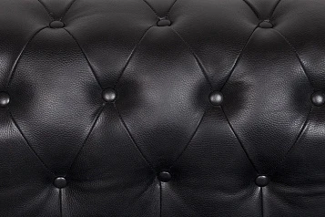 купить Диван из черной кожи Chesterfield Black Leather 2S в Краснодаре