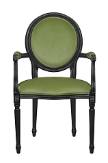 купить красивые Мягкий стул с подлокотниками Delo Kora Arm Green в Краснодаре