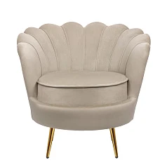 Низкое кресло Pearl Taupe в интерьере в Краснодаре