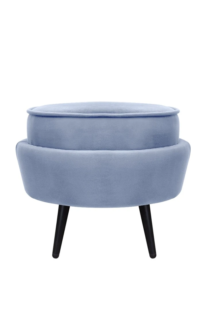 купить красивые Пуф Pearl Adorn Sky на черных ножках в интернет-магазине в Краснодаре