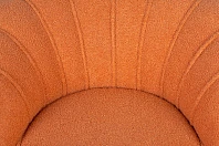 красивое Низкое кресло ракушка Pearl Orange Boucle в Краснодаре