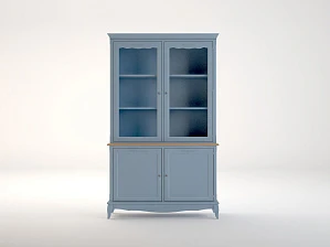 красивый Буфет "Leontina Blue" двухстворчатый  арт ST9332B на заказ в Краснодаре
