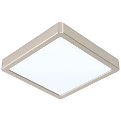 купить 99241 Светодиодный накладной светильник FUEVA 5, 16,5W (LED), 210х210, H28, 1800lm, 3000K, сталь, нике в интернет-магазине в Краснодаре
