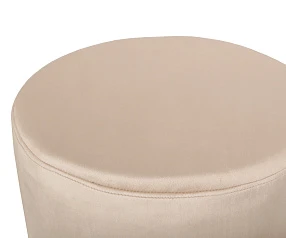 фото Дизайнерский пуф Drum Beige в интерьере в Краснодаре