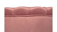 заказать Низкое кресло ракушка Pearl Pink V3 на черных ножках в Краснодаре