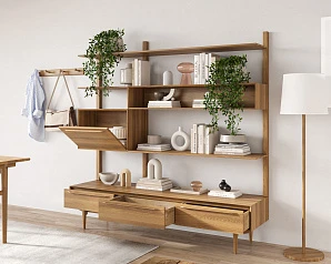 красивые Стеллаж "Bruni" с ящиками арт BR-20 в Краснодаре