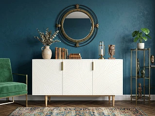купить Комод с тремя дверками "Лайн (Line)" LN02/GR1/beige в Краснодаре