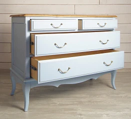 красивый Комод «Leontina Blue» на 4 ящика арт ST9315B на заказ в Краснодаре