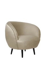 купить стильное Мягкое кресло Small Benee Taupe на черных ножках в Краснодаре