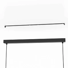 красивые 43788 Люстра NOHALES, 4X40W (E27), L1120, B170, H1500, сталь, черный, латунь на заказ в Краснодаре