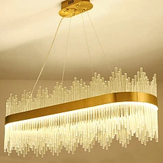 Люстра Stripglass L100 в интерьере в Краснодаре