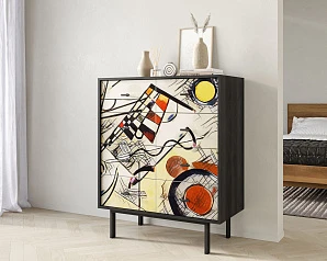 Комод на восемь ящиков "Emerson" by Kandinsky арт EM20/Print_01 на заказ в интернет-магазине в Краснодаре
