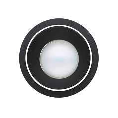 купить 900453 Встраиваемый светильник CAROSSO, 35W (GU10), ?93, алюминий, черный, белый в интернет-магазине в Краснодаре