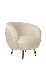 Мягкое кресло Small Benee Beige в интерьере в Краснодаре