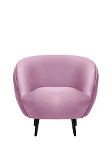 Мягкое кресло Small Benee Pink на черных ножках в интернет-магазине в Краснодаре