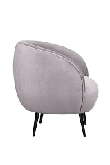 Мягкое кресло Benee Grey на черных ножках в интернет-магазине в Краснодаре