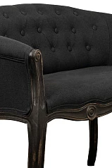 купить Двухместный дизайнерский диван Kandy Double Black Old в Краснодаре