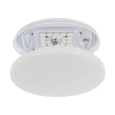 фото 900619 Настенно-потолочный светильник FRANIA-S, LED 18W, 1850lm, IP44, H55, ?310, сталь, белый/пластик с эффектом кристаллов, белый в Краснодаре