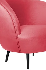 Мягкое кресло Small Benee Karmin на черных ножках в интернет-магазине в Краснодаре