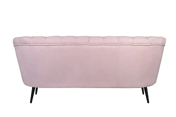 Дизайнерский диван Pearl Triple Pink на черных ножках в интернет-магазине в Краснодаре