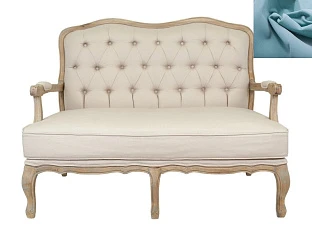 стильный Прямой диван модерн Yareli цвет голубой на заказ в Краснодаре