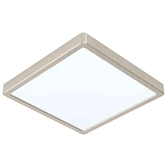 купить стильные 99254 Светодиодный накладной светильник FUEVA 5, 20.5W (LED), 285х285, H28, 2500lm, 4000K, сталь, никель в интернет-магазине в Краснодаре