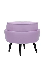 Пуф Pearl Adorn Purple на черных ножках в интернет-магазине в Краснодаре