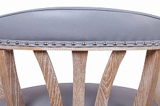 заказать Мягкий стул с подлокотниками Tanner Gray Leather в интернет-магазине в Краснодаре