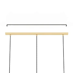 купить 43909 Люстра CARLTON, 3X60W (E27), L805, B205, H1100, сталь, золотой в Краснодаре