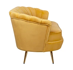 фото Дизайнерский диван Pearl Triple Yellow в интерьере в Краснодаре
