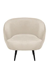 купить Мягкое кресло Benee Beige на черных ножках в Краснодаре