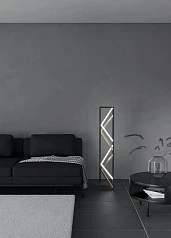 купить красивые 390419 Светод торшер с рег-кой цветовой темп-ры PENELA, 23W(LED) ,2700-6500K, 2300lm, алюминий, сталь, черный, золотой в интернет-магазине в Краснодаре