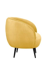 Мягкое кресло Benee Yellow на черных ножках в интернет-магазине в Краснодаре
