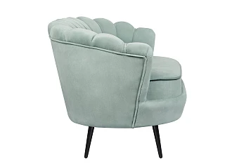 Диван ракушка Pearl Double Green на черных ножках в интернет-магазине в Краснодаре