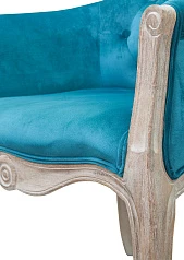 Низкое кресло Kandy Blue Velvet в интернет-магазине в Краснодаре