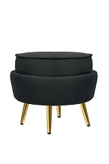 красивые Пуф Pearl Adorn Black в Краснодаре