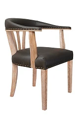 купить Стул в стиле ретро Tanner Genuine Brown Leather в Краснодаре