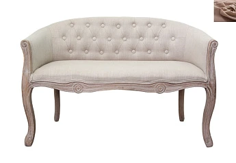 Дизайнерский двухместный диван Kandy Double Mocca цвет коричневый в Краснодаре