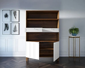 Стеллаж широкий двухстворчатый "Andersen" арт AN17WH на заказ в Краснодаре