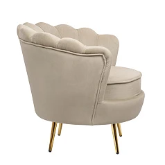 Низкое кресло Pearl Taupe в интерьере в Краснодаре