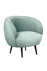 Мягкое кресло Benee Green на черных ножках в Краснодаре