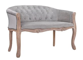 красивый Двухместный дизайнерский диван Kandy Double Grey Velvet в интернет-магазине в Краснодаре