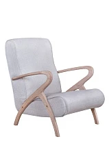 Низкое кресло Fobos light grey на заказ в Краснодаре