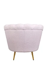 заказать Низкое кресло ракушка Pearl Pink Boucle в Краснодаре