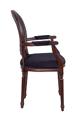 купить Мягкий стул с подлокотниками Delo Kora Arm Black в Краснодаре