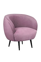 купить стильное Мягкое кресло Benee Pink на черных ножках в Краснодаре