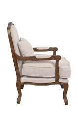 Мягкое полукресло с подлокотниками Nitro Beige V3 в интерьере в Краснодаре